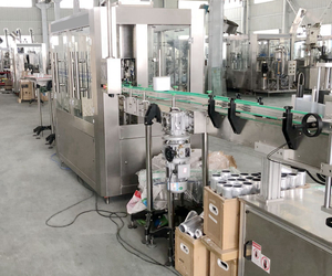 Full Automatic Aluminum Can Beer Soft Drink Pop Can Filling Machine